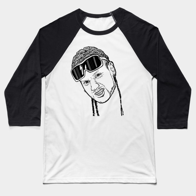 RIFF RAFF Baseball T-Shirt by TheCosmicTradingPost